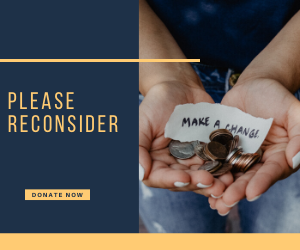 Reconsider Donating